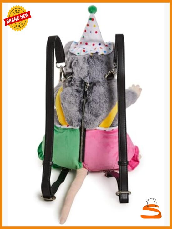 Possum Star Plush Backpack - Furry Adjustable Daypack main image 6